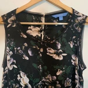 Simply Vera Vera Wang Long Floral Sleeveless Blouse